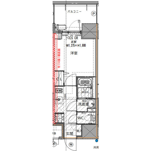 (仮称)SOL MELDIA神戸MJC 203|神戸市兵庫区駅前通(JR山陽本線兵庫駅)のマンション間取 (仮称)SOL MELDIA神戸MJC 203|神戸市兵庫区駅前通(JR山陽本線兵庫駅)のマンション間取