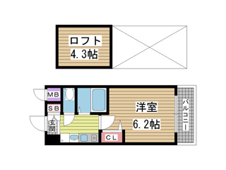 エステムコート三宮EASTポルトマーレ 402|神戸市中央区脇浜町(JR東海道本線(近畿)三ノ宮駅)のマンション間取 エステムコート三宮EASTポルトマーレ 402|神戸市中央区脇浜町(JR東海道本線(近畿)三ノ宮駅)のマンション間取