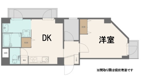 サンビルダープラス磯上ベース 401|神戸市中央区磯上通(JR東海道本線(近畿)三ノ宮駅)のマンション間取 サンビルダープラス磯上ベース 401|神戸市中央区磯上通(JR東海道本線(近畿)三ノ宮駅)のマンション間取
