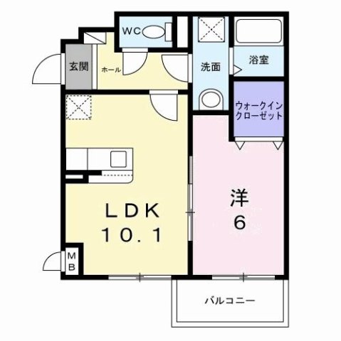 プレミアスペースⅡ 304|神戸市垂水区西舞子(山陽電鉄線西舞子駅)のアパート間取 プレミアスペースⅡ 304|神戸市垂水区西舞子(山陽電鉄線西舞子駅)のアパート間取