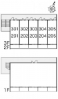 レオパレスジュノス芦屋 204｜芦屋市津知町（ＪＲ東海道本線（近畿）甲南山手駅）のマンションその他2