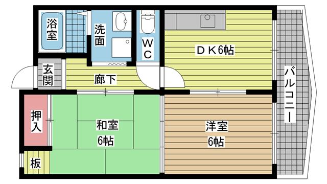 メゾンセレステ|神戸市須磨区戎町(神戸市営地下鉄線板宿駅)のマンション間取 メゾンセレステ|神戸市須磨区戎町(神戸市営地下鉄線板宿駅)のマンション間取