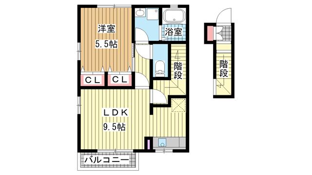 パレンティア|明石市大蔵中町(JR山陽本線明石駅)のハイツ間取 パレンティア|明石市大蔵中町(JR山陽本線明石駅)のハイツ間取