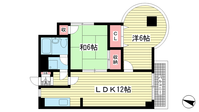 ひろやビル|神戸市中央区熊内橋通(阪急神戸線春日野道駅)のマンション間取 ひろやビル|神戸市中央区熊内橋通(阪急神戸線春日野道駅)のマンション間取