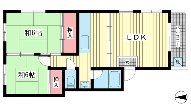 ランマンション|神戸市中央区中山手通(神戸市営地下鉄線県庁前駅)のマンション間取 ランマンション|神戸市中央区中山手通(神戸市営地下鉄線県庁前駅)のマンション間取