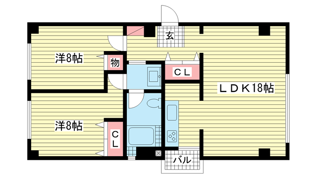 第6スカイマンション|神戸市中央区山本通(JR東海道本線(近畿)三ノ宮駅)のマンション間取 第6スカイマンション|神戸市中央区山本通(JR東海道本線(近畿)三ノ宮駅)のマンション間取