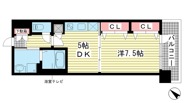 プレジール三宮Ⅲ|神戸市中央区琴ノ緒町(JR東海道本線(近畿)三ノ宮駅)のマンション間取 プレジール三宮Ⅲ|神戸市中央区琴ノ緒町(JR東海道本線(近畿)三ノ宮駅)のマンション間取