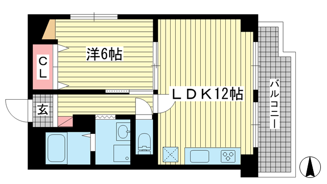 サンライズ壱番館|神戸市中央区生田町(神戸市営地下鉄線新神戸駅)のマンション間取 サンライズ壱番館|神戸市中央区生田町(神戸市営地下鉄線新神戸駅)のマンション間取