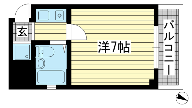 リーグレック元町|神戸市中央区元町通(神戸高速線花隈駅)のマンション間取 リーグレック元町|神戸市中央区元町通(神戸高速線花隈駅)のマンション間取