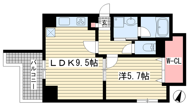 アプリーレ三宮磯上公園|神戸市中央区磯辺通(JR東海道本線(近畿)三ノ宮駅)のマンション間取 アプリーレ三宮磯上公園|神戸市中央区磯辺通(JR東海道本線(近畿)三ノ宮駅)のマンション間取