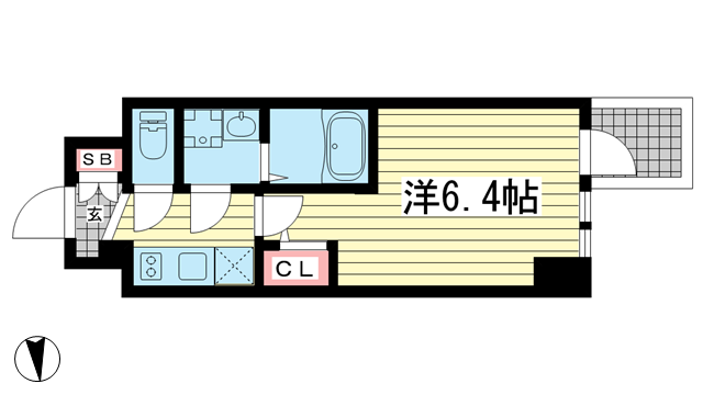 エスリード神戸三宮ヒルズ|神戸市中央区中山手通(JR東海道本線(近畿)三ノ宮駅)のマンション間取 エスリード神戸三宮ヒルズ|神戸市中央区中山手通(JR東海道本線(近畿)三ノ宮駅)のマンション間取