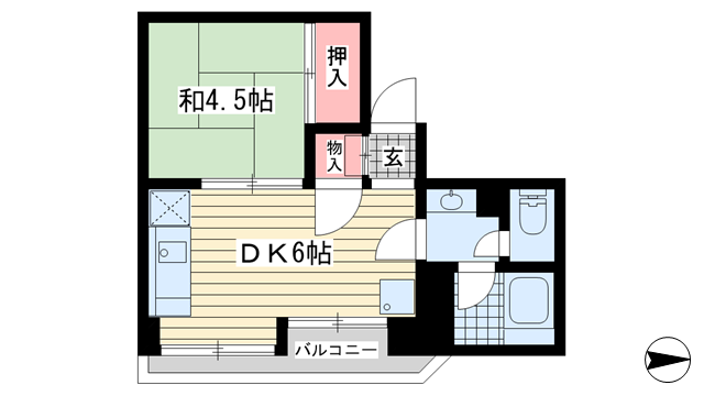 甲南アセットトーア・ハイツ|神戸市中央区山本通(神戸市営地下鉄線三宮駅)のマンション間取 甲南アセットトーア・ハイツ|神戸市中央区山本通(神戸市営地下鉄線三宮駅)のマンション間取